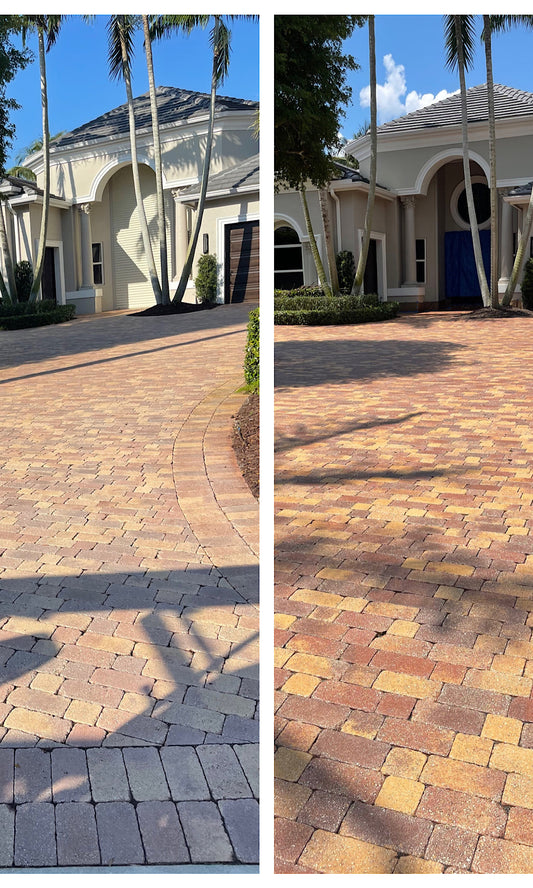 Brick Paver Cleaning and Sealing